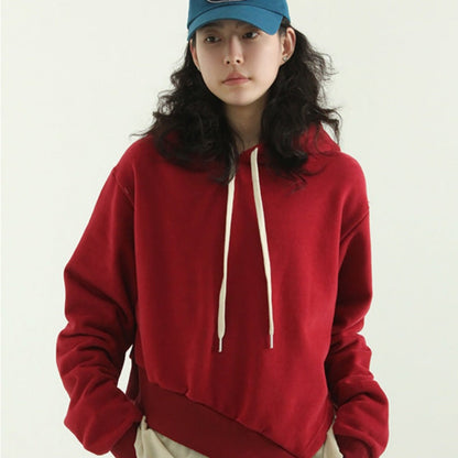 Damen Kapuzenpullover Oversized Schnitt Eveloria