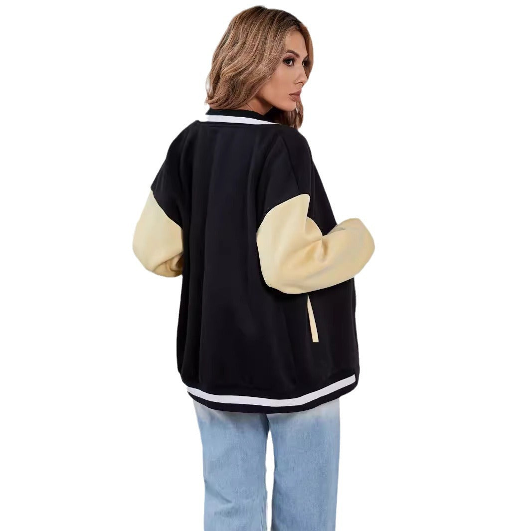 Damen Sportjacke Lässiger Schnitt Trendfarben Eveloria