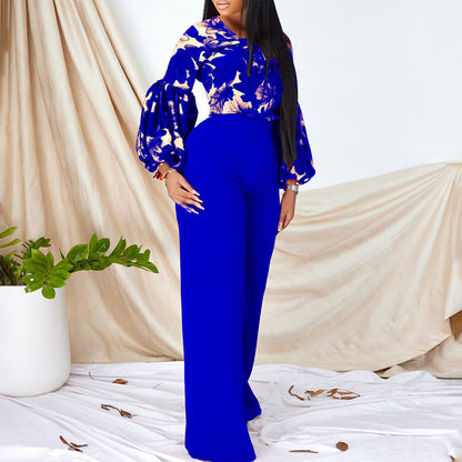 Damen Jumpsuit Aufregendes Ärmeldesign Eveloria