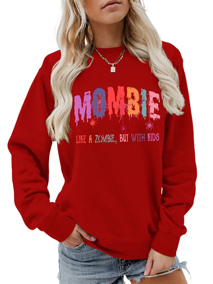 Damen Sweatshirt Zombie Motiv Eveloria