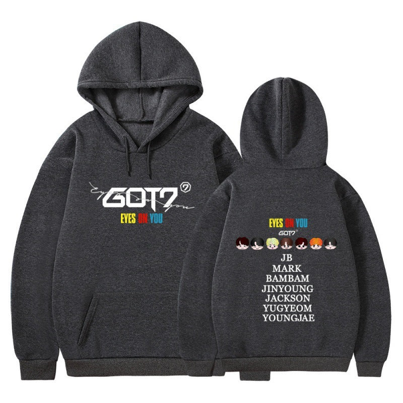 Damen Kapuzensweater GOT7 Design Bequem