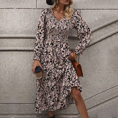 Damen Maxikleid Elastisch Eveloria