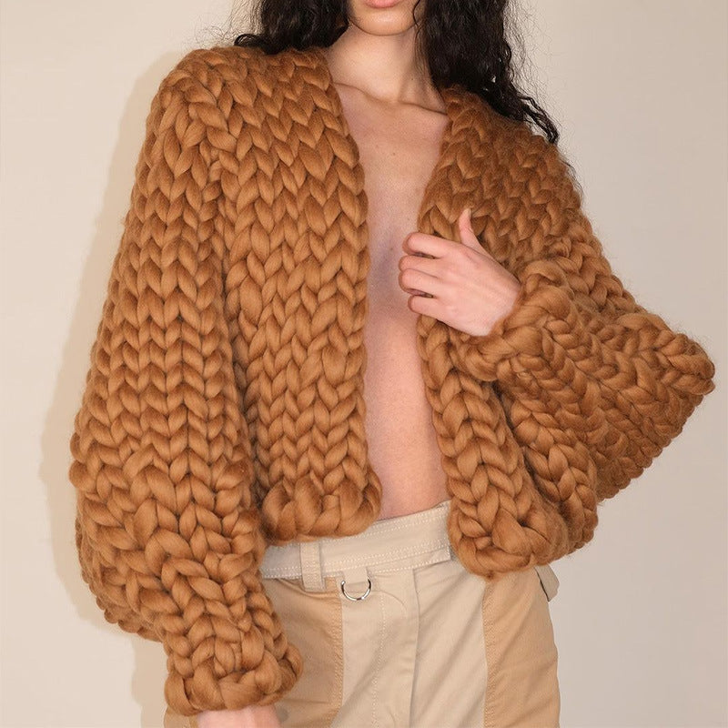 Damen Strickjacke Eveloria Chunky