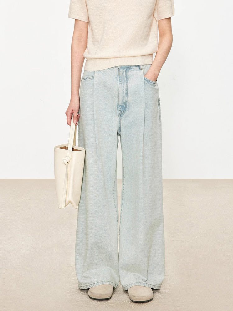 Damen Weite Mom Jeans Eveloria