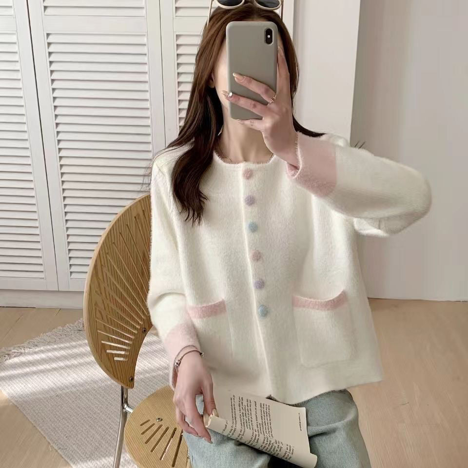 Damen Strickjacke Lässig Eveloria