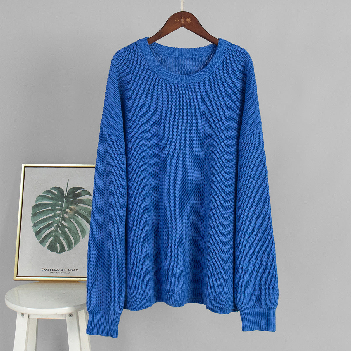 Damen Oversized Strickpullover Lässiger Schnitt Eveloria