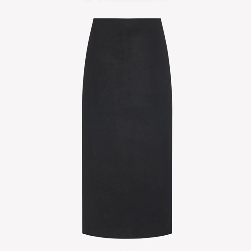 Damen Maxirock Hohes Bund Elegantes Design