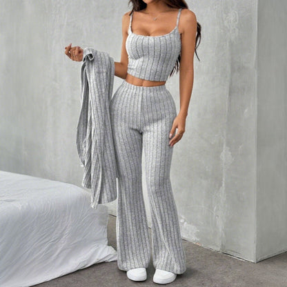 Damen Strickpullover Langärmelig Elegant Wickeldesign