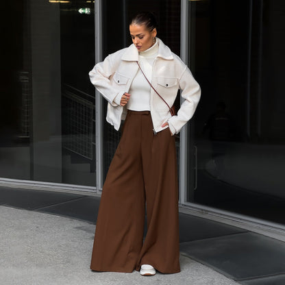 Damen Kurzjacke mit Taschen Eveloria Modisch