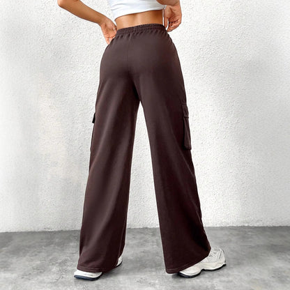 Damen Cargo-Hose Lässiger Freizeitschnitt Praktische Taschen