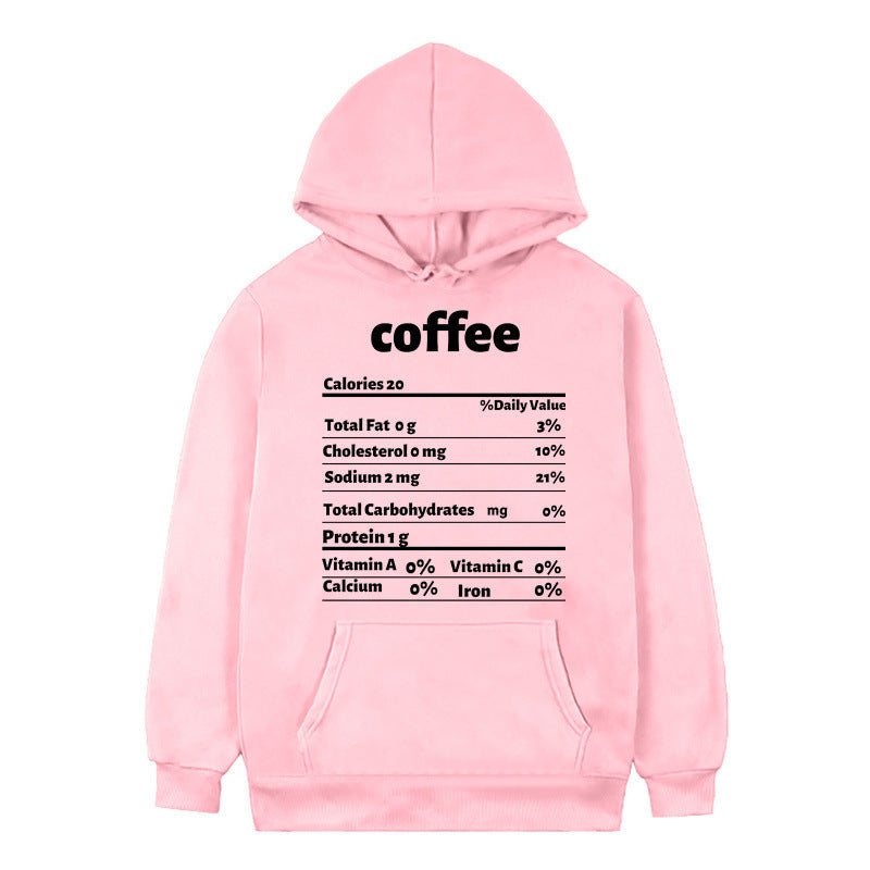Damen Kapuzenpullover mit Nährwertdesign Eveloria