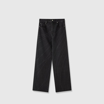 Damen Bootcut-Jeans Hochbund Elegant Eveloria