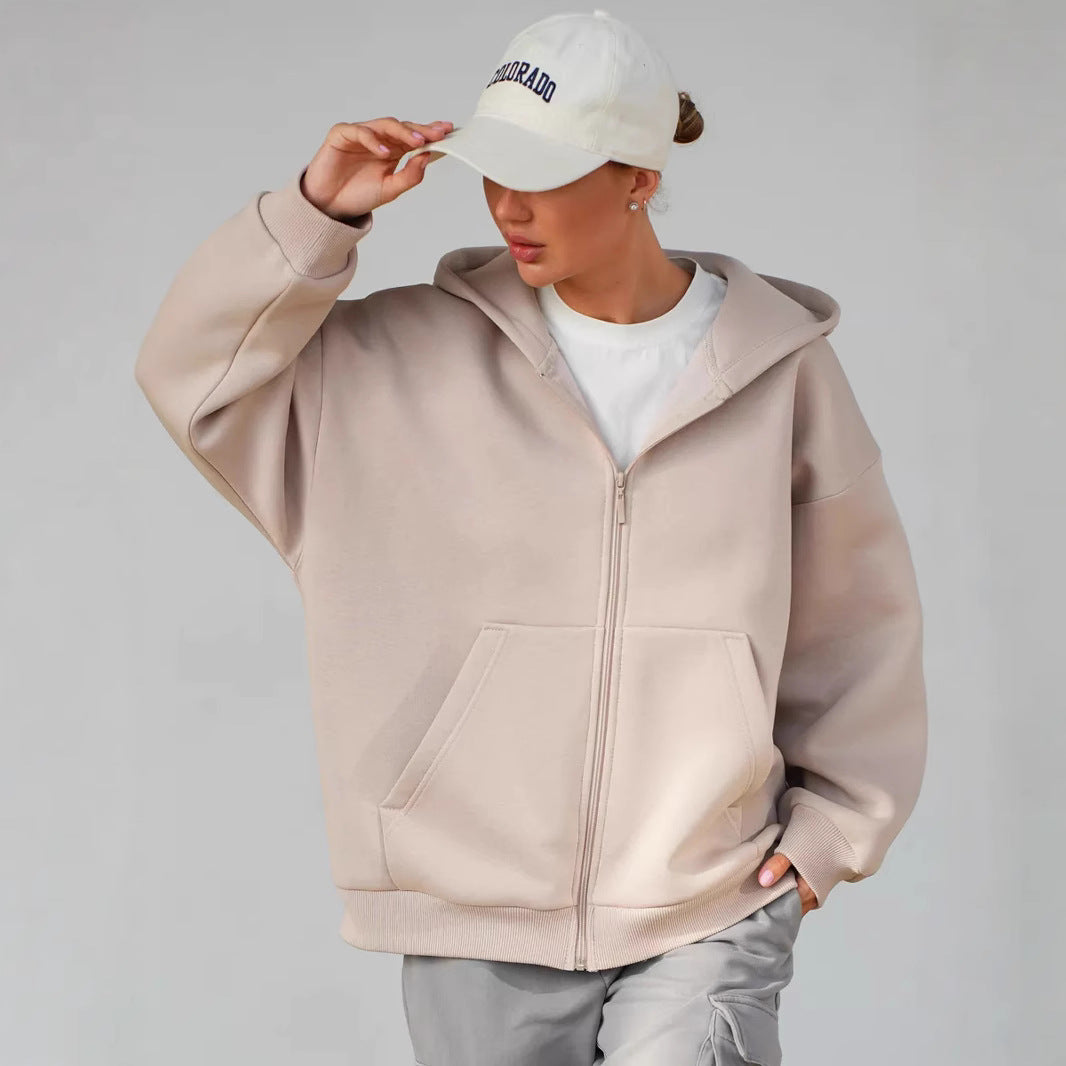 Damen Hoodie Lässiger Schnitt Große Taschen Eveloria
