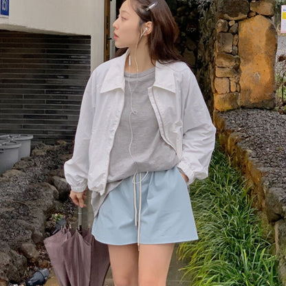 Damen Leichtjacke Übergangsjacke mit Reißverschluss