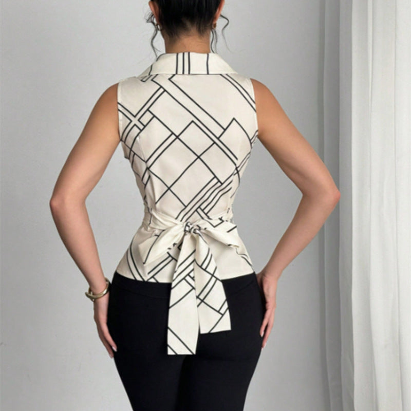 Damen Blusentop Moderner Schnitt Strukturiertes Design Eveloria