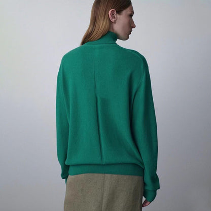 Eveloria Damen Rollkragenpullover Wolle Bequem