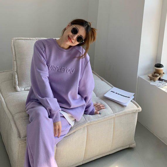 Damen Oversized Sweatshirt Set mit Jogginghosen