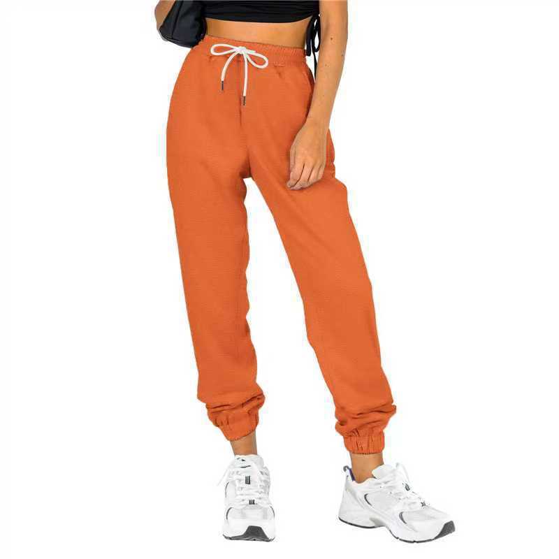 Damen Sweatpants Elastischer Bund Kordelzug Eveloria