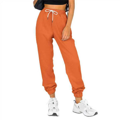 Damen Sweatpants Elastischer Bund Kordelzug Eveloria