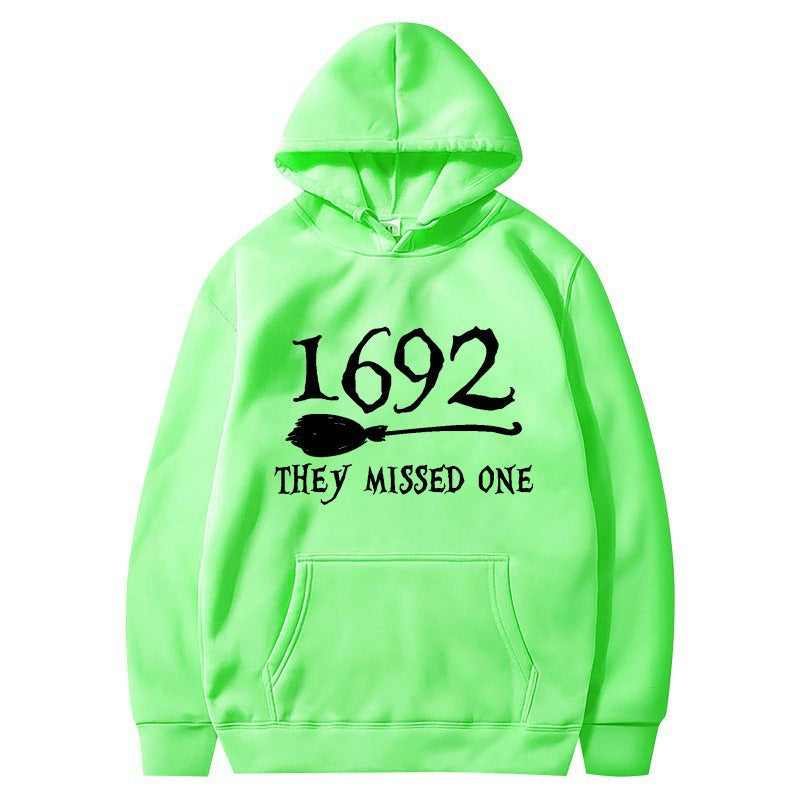 Damen Kapuzenpullover Halloween-Motiv locker Größe
