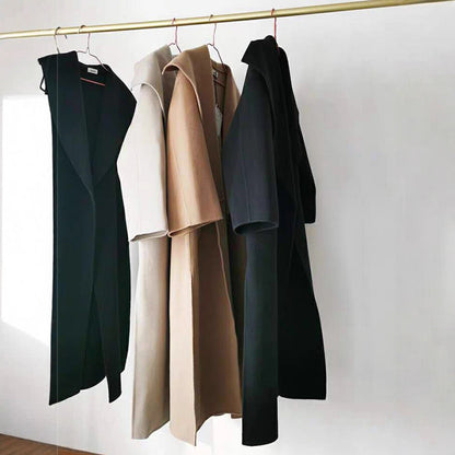 Damen Oversize-Mantel Offener Vorderteil Eveloria