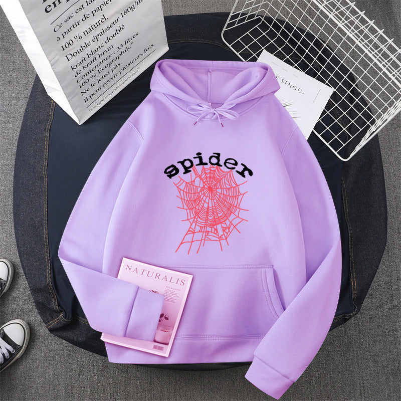 Damen Kapuzensweater Spinnenmotiv Eveloria