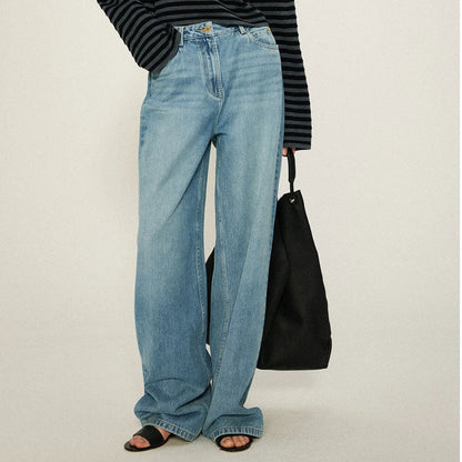 Damen High-Waist Bootcut-Jeans Denim Eveloria - Eveloria