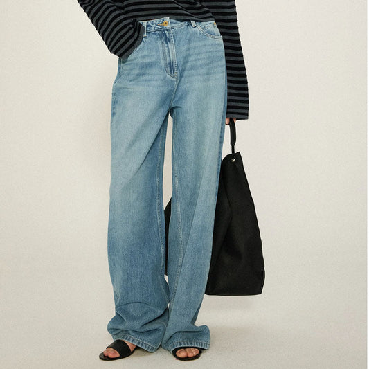 Damen High-Waist Bootcut-Jeans Denim Eveloria - Eveloria