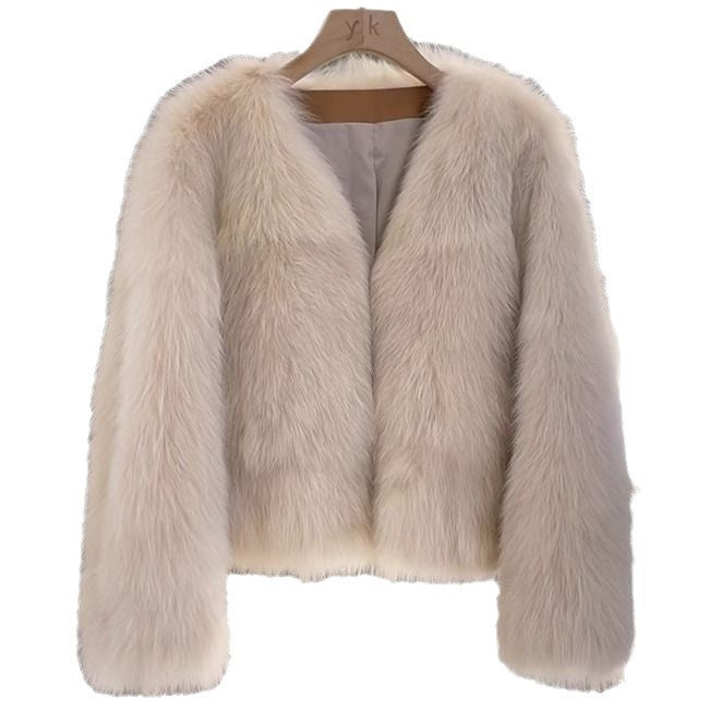 Damen Kunstfelljacke Eveloria Elegantes Design