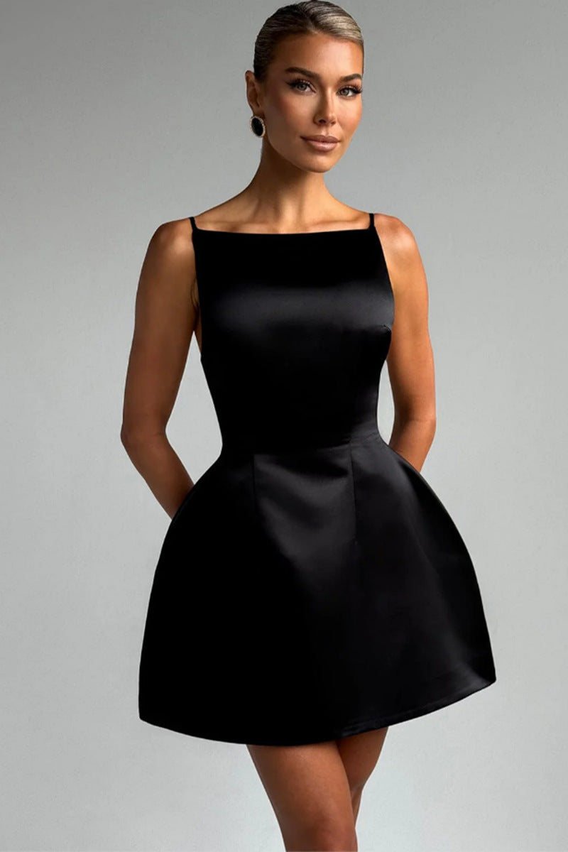 Eveloria Damen Cocktailkleid A-Linie Tailliert