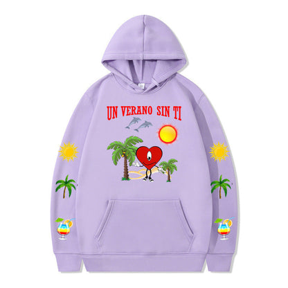 Damen Kapuzenpullover Sommermotiv Bequem Eveloria