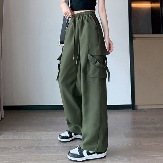 Damen Cargo-Hose Verstellbare Bindebänder Eveloria - Eveloria