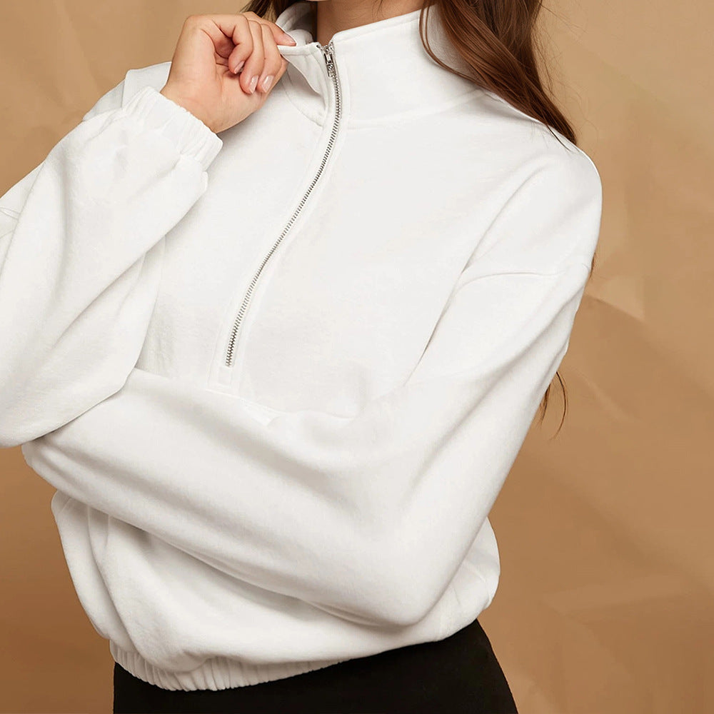 Damen Hoodie Lässig Kängurutasche Elastischer Saum Eveloria
