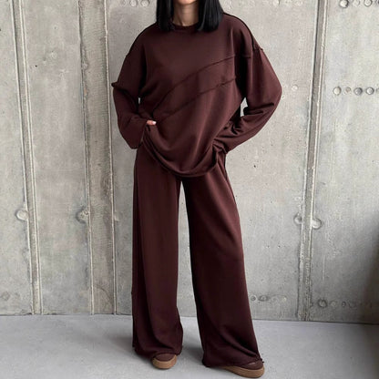 Damen Lounge-Anzug Weites Design Bequem Eveloria