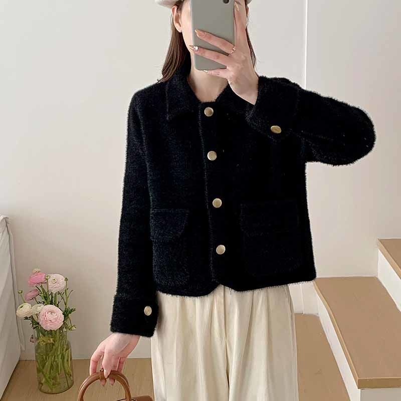 Damen Kurzjacke Eveloria Kuschelig Elegante
