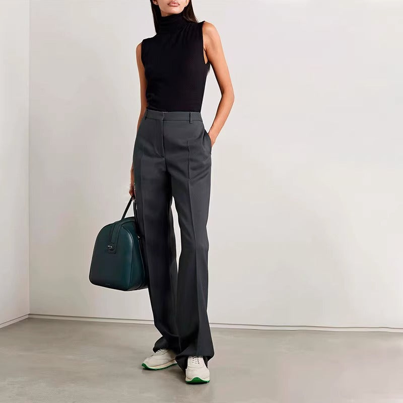 Damen Hochbundhose Weites Bein Eveloria - Eveloria