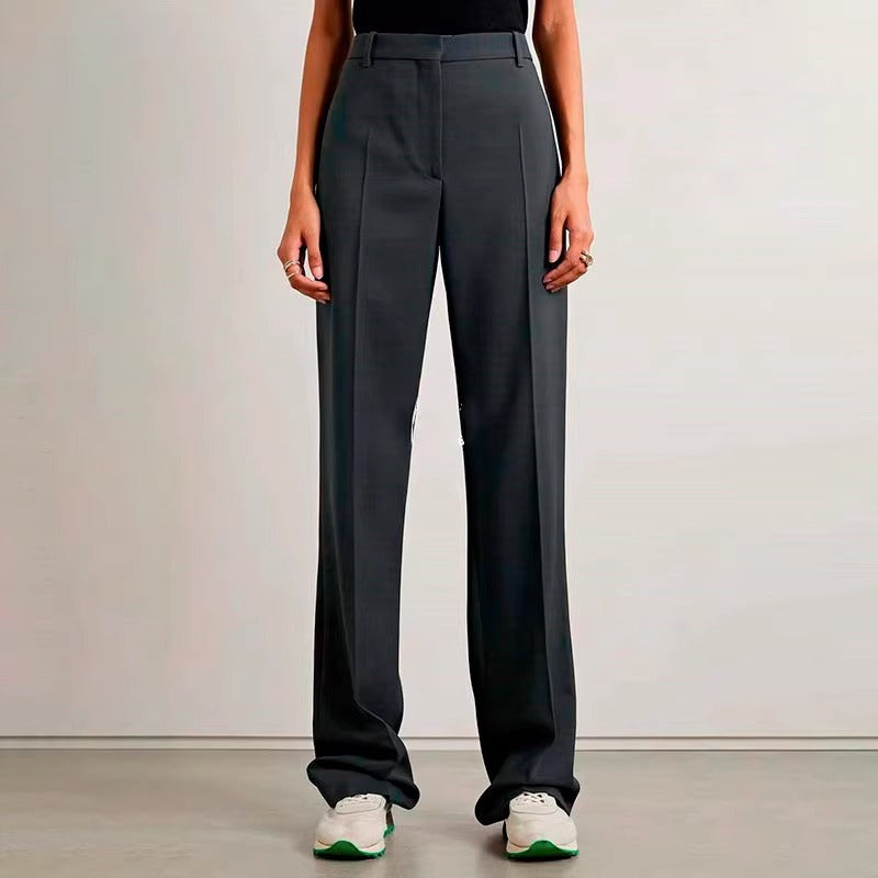 Damen Hochbundhose Weites Bein Eveloria