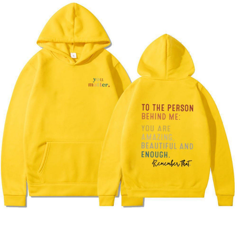 Damen Kapuzenpullover Motivierender Schriftzug Eveloria