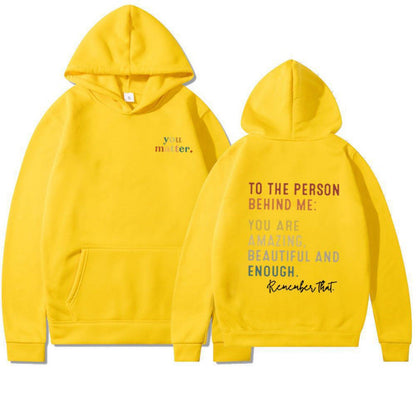 Damen Kapuzenpullover Motivierender Schriftzug Eveloria