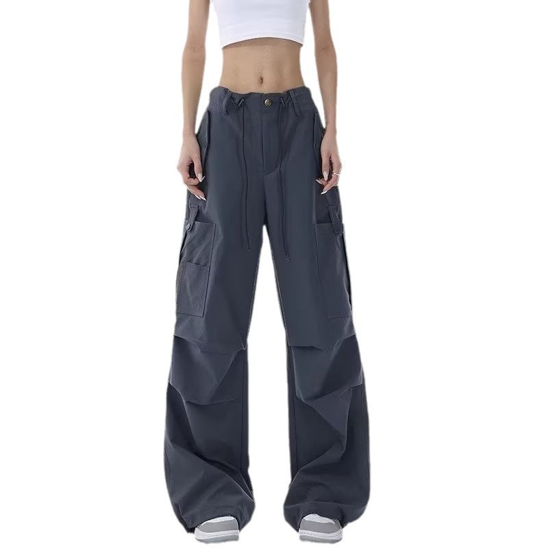 Damen Cargo-Hose Oversized Baumwolle Bequem