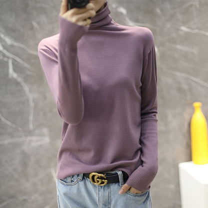 Damen Rollkragenpullover Hochwertig Eveloria