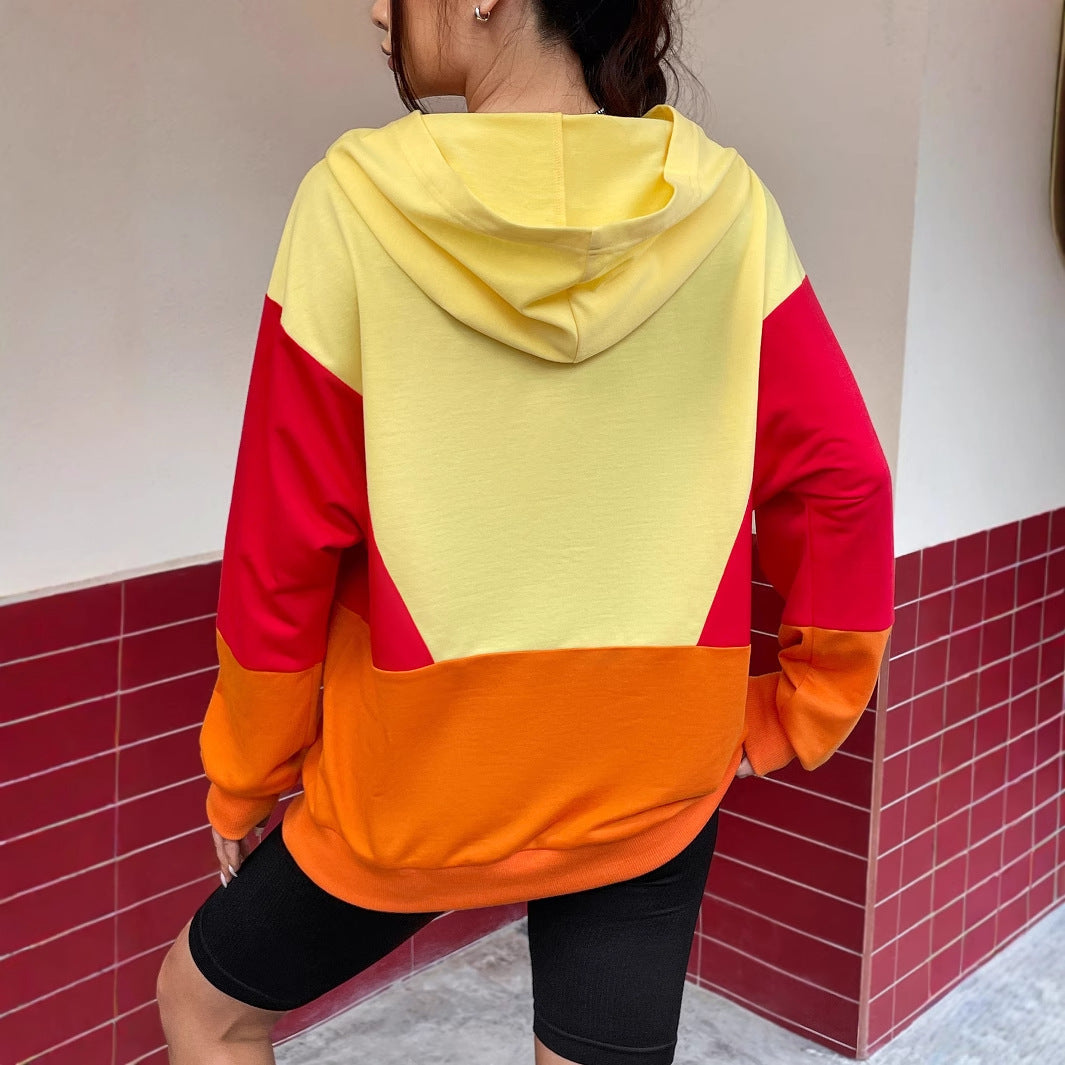 Damen Kapuzenpullover Bunt Eveloria