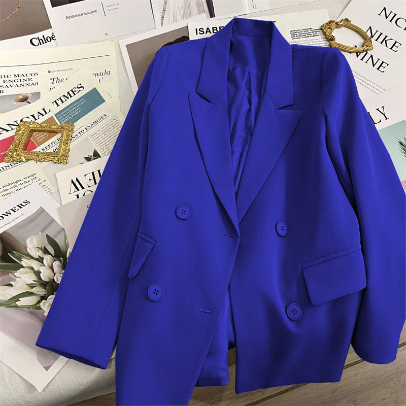 Damen Blazer Zweireihig Elegant Schnitt Eveloria