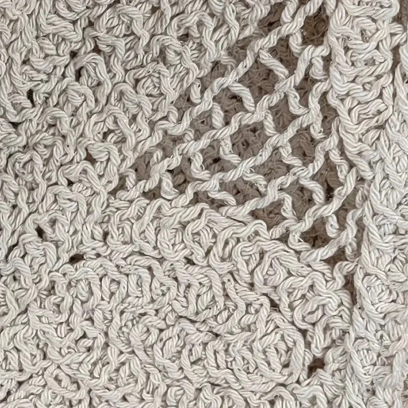 Damen Strickjacke Häkeloptik Luftig Eveloria