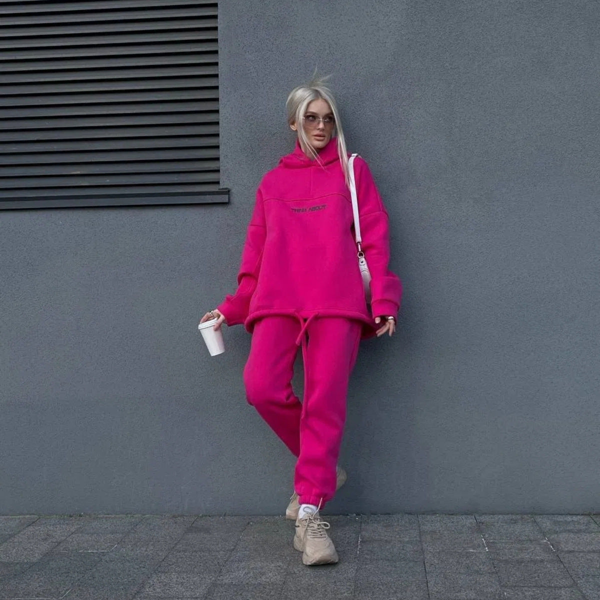 Damen Oversized Loungewear Set Eveloria Sportlich