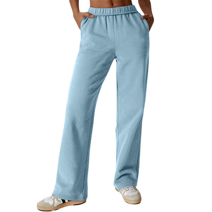 Damen Freizeithose Bequeme Passform Seitentaschen Eveloria