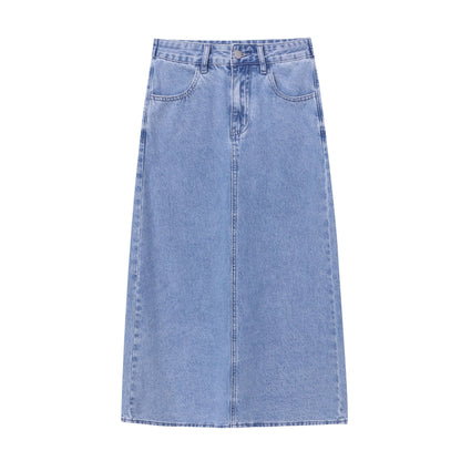 Damen Denim-Rock Lang Eveloria