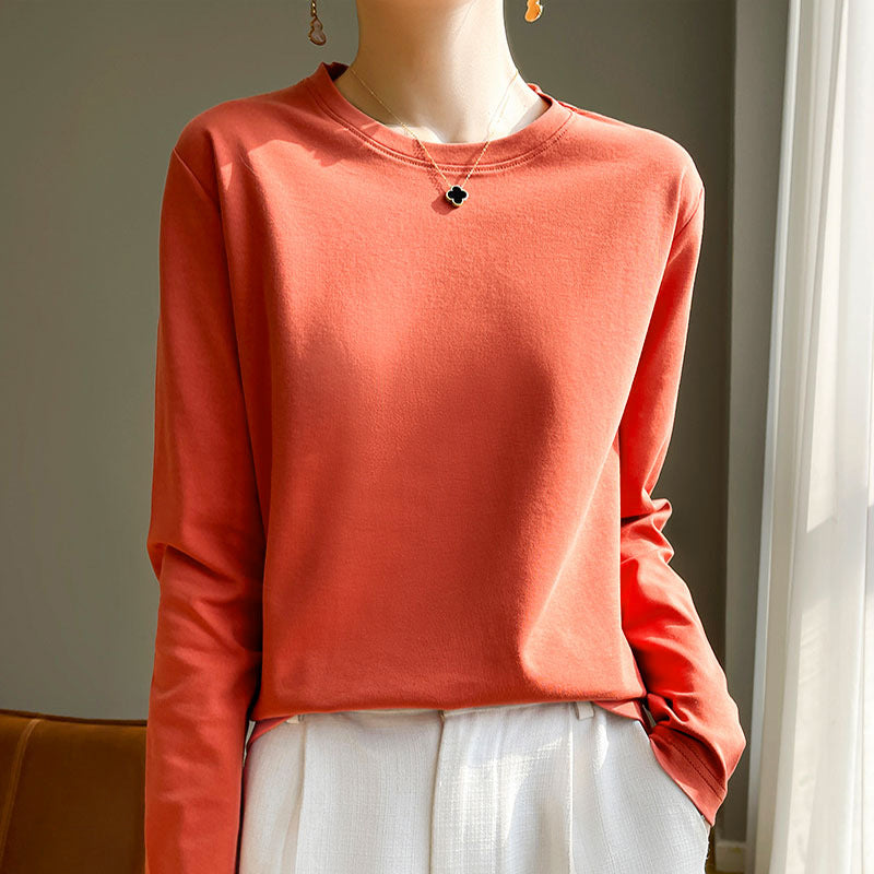 Damen Langarmshirt Rundhals Eveloria