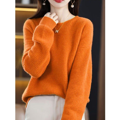 Damen Pullover Nobelstrick Warm Beige