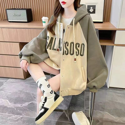 Damen Sportjacke Kapuzenjacke Lässig Eveloria